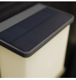 Aplique led solar de pared Lutec Doblo con sensor de movimiento
