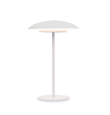 Lámpara de mesa led Newgarden Sardinia 30 con batería recargable blanca
