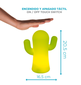 Lámpara de mesa led portátil Newgarden Panchito verde