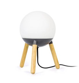 Lámpara de sobremesa Faro Mine Glass gris oscuro