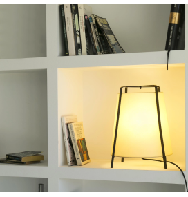 Lámpara de sobremesa Faro Akane 595 beige