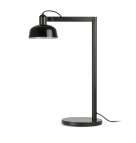 Lámpara de sobremesa Faro Tatawin negra E27