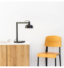 Lámpara de sobremesa Faro Tatawin negra E27