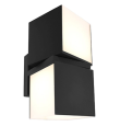 Aplique de pared led Lutec Cuba 24,4W negro
