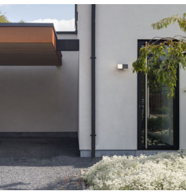 Aplique de pared led Lutec Cuba 24,4W antracita giratorio