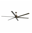 Ventilador de techo Faro Andros marrón DC Ø213,3cm