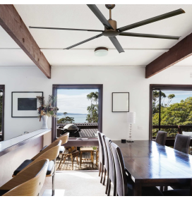 Ventilador de techo Faro Andros marrón DC Ø213,3cm