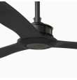 Ventilador de techo Faro Just fan negro