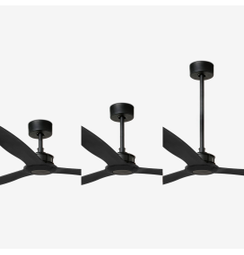 Ventilador de techo Faro Just fan negro