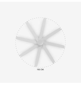 Ventilador de techo led Faro Century blanco 15W