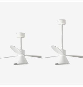 Ventilador de techo led Faro Amelia blanco 20W