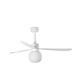 Ventilador de techo led Faro Amelia Ball blanco 20W