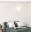 Ventilador de techo led Faro Amelia Ball blanco 20W