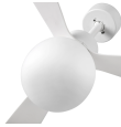 Ventilador de techo led Faro Amelia Ball blanco 20W
