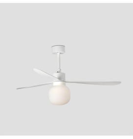 Ventilador de techo led Faro Amelia Ball blanco 20W