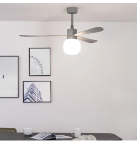 Ventilador de techo led Faro Amelia Ball gris 20W