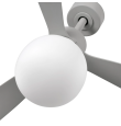 Ventilador de techo led Faro Amelia Ball gris 20W