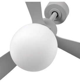 Ventilador de techo led Faro Amelia Ball gris 20W