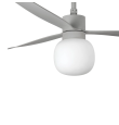 Ventilador de techo led Faro Amelia Ball gris 20W