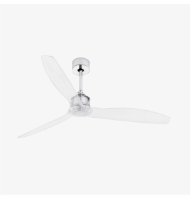 Ventilador de techo Faro Just fan transparente Ø128cm