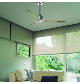 Ventilador de techo Faro Just fan transparente Ø128cm