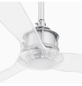 Ventilador de techo Faro Just fan transparente Ø128cm