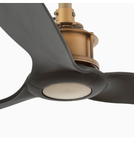 Ventilador de techo Faro Just fan oro viejo y negro Ø128cm