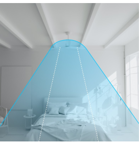 Ventilador de techo Sulion Lola cuero viejo sin luz