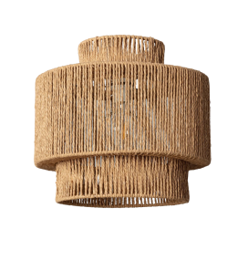 Lámpara colgante Naike fibras naturales E27