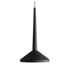 Lámpara colgante led Sulion Rita negra 7W