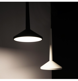 Lámpara colgante led Sulion Rita negra 7W