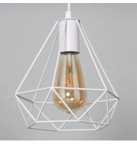 Lámpara colgante decorativa Sara 3xE27 blanca