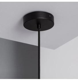 Lámpara colgante decorativa Aria ratán E27