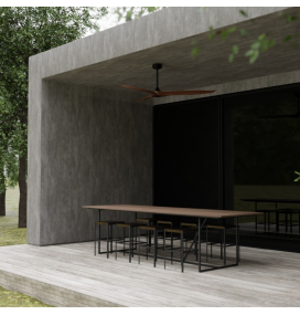 Ventilador de techo Sulion Nova XXL negro y madera