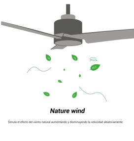 Ventilador de techo Sulion Nati sin luz blanco y madera