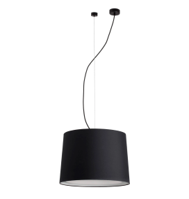 Lámpara colgante decorativa Faro Conga E27 negra