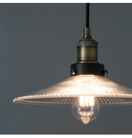 Lámpara colgante decorativa Faro Halita E27 cristal