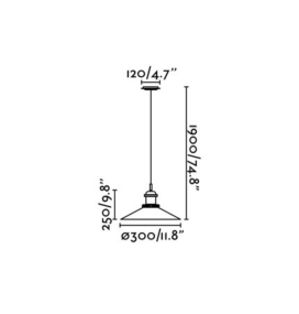 Lámpara colgante decorativa Faro Halita E27 cristal