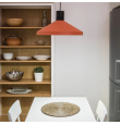 Lámpara colgante decorativa Faro Kombo E27 Ø40cm terracota