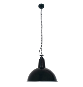 Lámpara colgante decorativa Faro Lou E27 negra