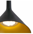 Lámpara colgante led decorativa Faro Pam 11W negra