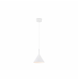 Lámpara colgante led decorativa Faro Pam 11W blanca