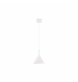 Lámpara colgante led decorativa Faro Pam 11W blanca
