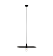 Lámpara colgante decorativa Faro Plat E27 negra