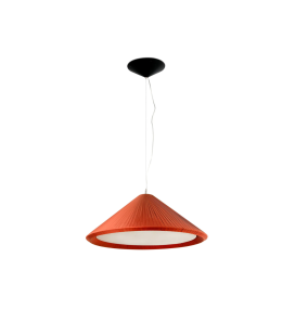 Lámpara colgante decorativa Faro Saigon 700 negra y terracota