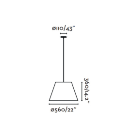 Lámpara colgante decorativa Faro Samba E27 15W negra/ratán