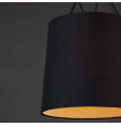 Lámpara colgante decorativa Faro Tree negra