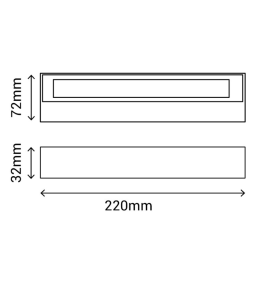 Aplique led de pared Sulion Tisa 12W corten IP65