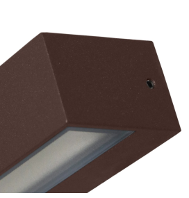 Aplique led de pared Sulion Tisa 12W corten IP65