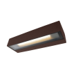 Aplique led de pared Sulion Tisa 12W corten IP65